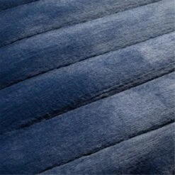 Channel Navy Faux Fur Throw Blanket -Home Furnishing Shop ChannelFxFurSaluteThrowAV2SSF22