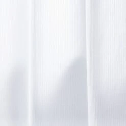 Charlotte Ribbed White Organic Shower Curtain 72" -Home Furnishing Shop CharlotteRdWtOgCtnShwCrtnAVSHF21