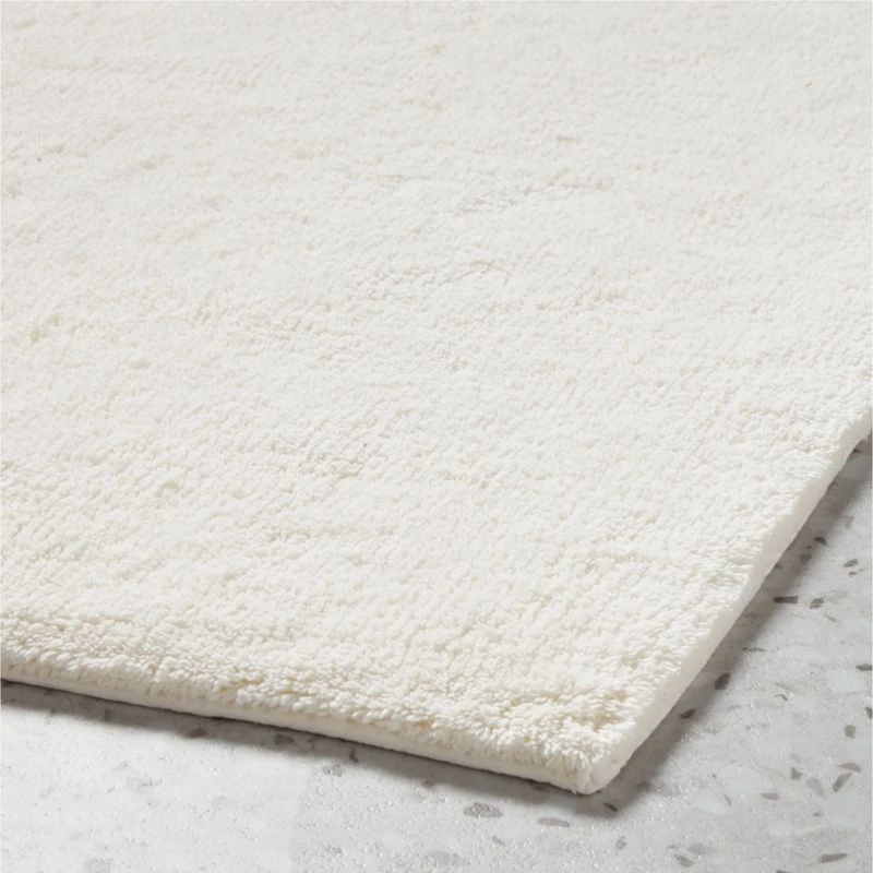 Chase Organic Cotton Warm White Bath Mat 24''x36'' 5 Chase Organic Cotton Warm White Bath Mat 24''x36'' - Image 3