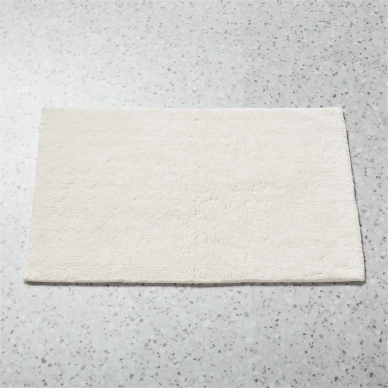 Chase Organic Cotton Warm White Bath Mat 24''x36'' 4 Chase Organic Cotton Warm White Bath Mat 24''x36'' - Image 2