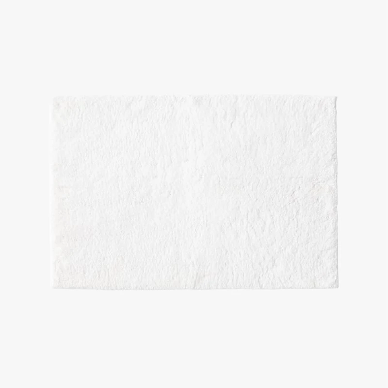 Chase Organic Cotton White Bath Mat 24"x36" 3 Chase Organic Cotton White Bath Mat 24"x36"
