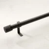 Chase Matte Black Adjustable Curtain Rod 28''-48" -Home Furnishing Shop ChaseScrdMttBlkRod28d48SHS23