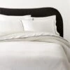 Ciebon Organic Cotton Warm White Duvet Cover And Pillow Shams -Home Furnishing Shop CiebonOrgCtnWhtFQDuvetCvrSHF23