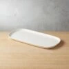 Crisp Rectangular Matte White Serving Platter 1 Crisp Rectangular Matte White Serving Platter -Home Furnishing Shop CrispMatteWhiteRctSrvPlttrSHS18
