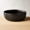 Crisp Matte Black Serving Bowl 2 Crisp Matte Black Serving Bowl -Home Furnishing Shop CrispMttBlkServingBowlSHS19