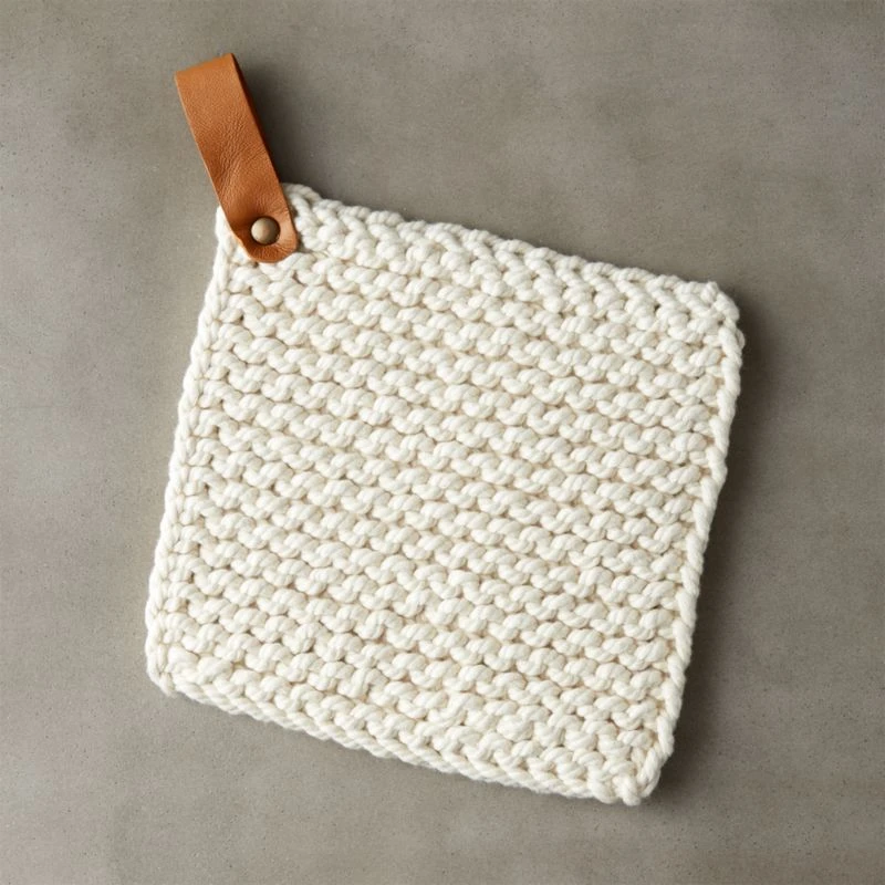 Crochet White Pot Holder 3 Crochet White Pot Holder