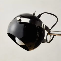 Daltrey Black Metal Floor Lamp -Home Furnishing Shop DaltreyBlackFloorLampAVSHS23