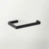 Damon Black Wall Mounted Toilet Paper Holder 1 Damon Black Wall Mounted Toilet Paper Holder -Home Furnishing Shop DamonBlackWllMntdTPHldrSHF22