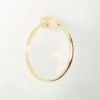 Damon Polished Brass Towel Ring -Home Furnishing Shop DamonPldBrsTowelRingSHF22