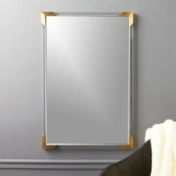 Demi Acrylic Rectangular Wall Mirror 24"x35"