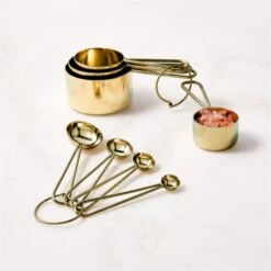 Dose Champagne Gold Measuring Cups -Home Furnishing Shop DoseChampagneGoldGroupFHF22