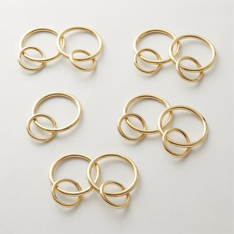 Polished Brass Curtain Rings Set Of 9 3 Polished Brass Curtain Rings Set Of 9