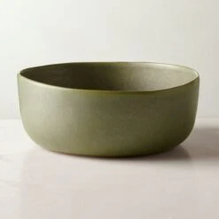Drift Green Serving Bowl With Reactive Glaze
