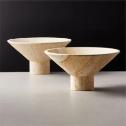 Dune Footed Sandstone Bowl -Home Furnishing Shop DuneFootedSandstoneBowlAV2SHF21