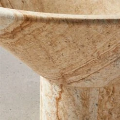 Dune Footed Sandstone Bowl -Home Furnishing Shop DuneFootedSandstoneBowlAVSHF21