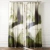 Elysium Green Dupioni Silk Window Curtain Panel 48"x84'' -Home Furnishing Shop ElysiumGrnCrtn96PanelSHF23