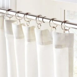 Elysium Neutral Dupioni Silk Curtain Panel 48"x84" -Home Furnishing Shop ElysiumNtDpSk96inCrtnPnlAVSHS22