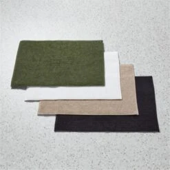 En Pointe Organic Cotton Green Bath Mat 24"x36" -Home Furnishing Shop EnPointeBathMatCllctnFHF23