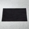 En Pointe Organic Cotton Black Bath Mat 24"x36" -Home Furnishing Shop EnPointeBlkOrgBathMatSHF23