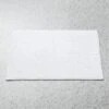 En Pointe Organic Cotton White Bath Mat 24"x36"
