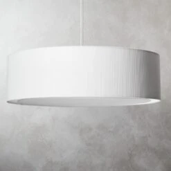 Equator White Oversized Pendant Light