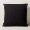 Evora Black Throw Pillow 23" -Home Furnishing Shop EvoraBlackPillow23inSHS23