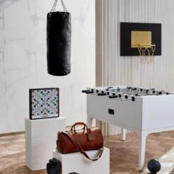 Scrabble Deluxe Edition -Home Furnishing Shop ExecutiveGreyLeatherPunchingDC20 1x1