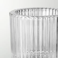 Ezra Glass Tealight Candle Holders Set Of 6 8 Ezra Glass Tealight Candle Holders Set Of 6 -Home Furnishing Shop EzraClearTealightHolderAVSHF21