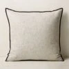 Fay Grey Throw Pillow With Down-Alternative Insert 23'' 1 Fay Grey Throw Pillow With Down-Alternative Insert 23'' -Home Furnishing Shop FayGreySilkPillow23inSHS23
