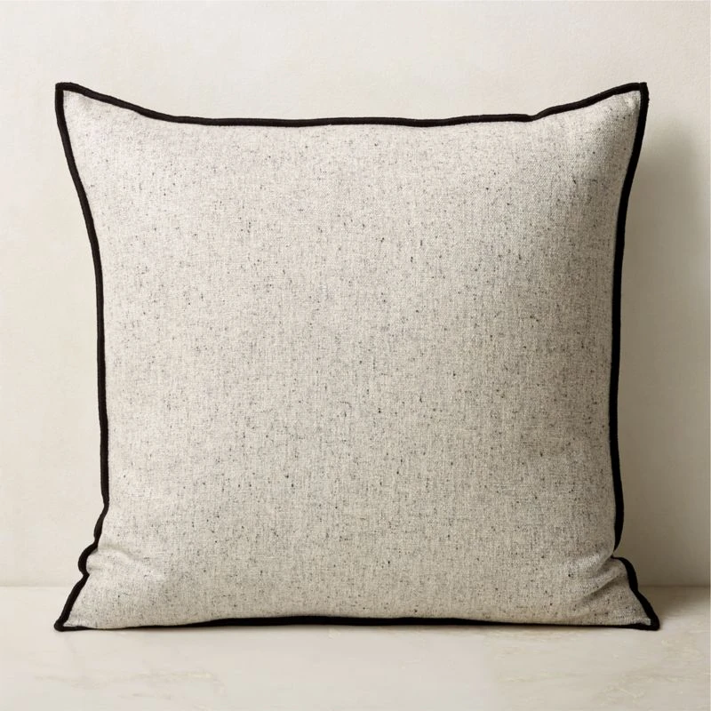 Fay Grey Throw Pillow With Down-Alternative Insert 23'' 3 Fay Grey Throw Pillow With Down-Alternative Insert 23''