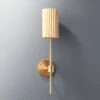 Fluted Gold Wall Sconce -Home Furnishing Shop FlutedWallSconceSHF17