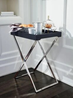 Gianna Glass Dish With Lid -Home Furnishing Shop FultonBlackLeatherTrayTableM20 1