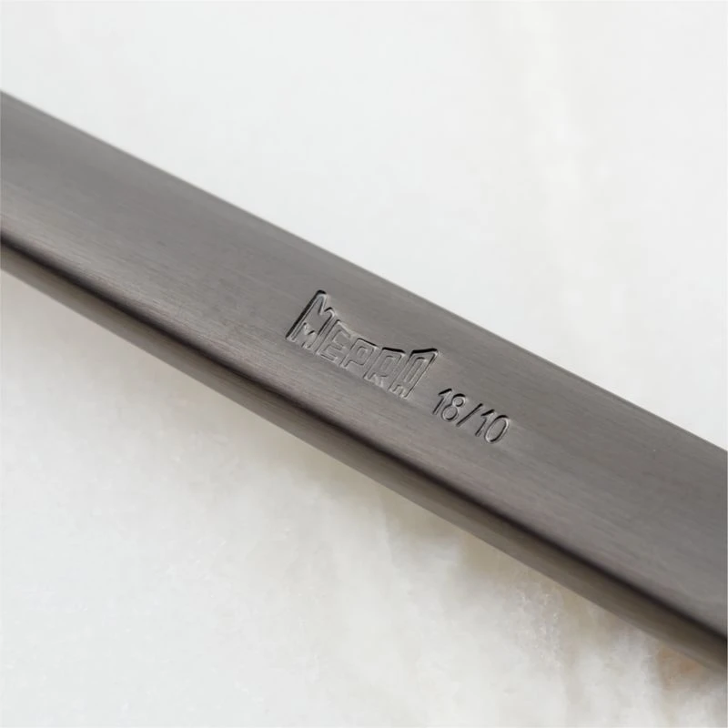 Galileo 5-Piece Brushed Black Flatware Set 5 Galileo 5-Piece Brushed Black Flatware Set - Image 3