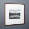 Gallery Walnut Picture Frame With White Mat 11"x14" 1 Gallery Walnut Picture Frame With White Mat 11"x14" -Home Furnishing Shop GalleryFrm11x14WalntWhtMatSHS17