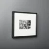Gallery Soft Black Picture Frame With White Mat 4"x6" -Home Furnishing Shop GalleryFrm4X6BlkWhtMtROF18