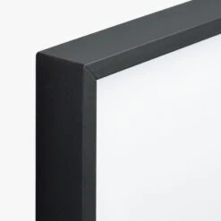 Gallery Soft Black Picture Frame With White Mat 4"x6" 7 Gallery Soft Black Picture Frame With White Mat 4"x6" -Home Furnishing Shop GalleryFrm5X7BlkWhtMtAVF18