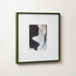 Gallery Green Picture Frame With White Mat 8"x10" 9 Gallery Green Picture Frame With White Mat 8"x10" -Home Furnishing Shop GalleryFrm8x10DarkGreenAVSHS22