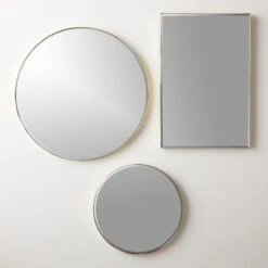 Graduate Brass Rectangular Mirror 24"x36" -Home Furnishing Shop GraduateBrassMirrorGroupFHF21