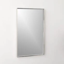 Graduate Polished Nickel Rectangular Mirror 24"x36" -Home Furnishing Shop GraduateRectNkMrr24X36inAVSHF21