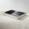Griffith Stainless Steel Bar Tray -Home Furnishing Shop GriffithBarTray12X16inHolSHF21