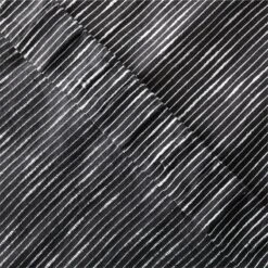 Harlow Black Striped Linen-Blend Sheer Window Curtain Panel 48"x84'' 11 Harlow Black Striped Linen-Blend Sheer Window Curtain Panel 48"x84'' -Home Furnishing Shop HarlowBkLnStpdCrtn96PnlAV4SHF23