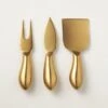 Helms Gold Cheese Knives Set Of 3 2 Helms Gold Cheese Knives Set Of 3 -Home Furnishing Shop HelmsGoldCheeseKnvsS3SHF18