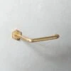Hex Brass Wall Mounted Toilet Paper Holder -Home Furnishing Shop HexWallMntdTltPprHldrGoldSHF17