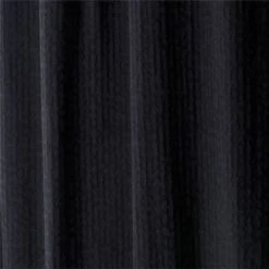 Ileana Organic Cotton Black Shower Curtain 72" -Home Furnishing Shop IleanaBlkOrgCttnShwrCrtnAVSHF23