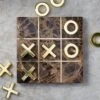 Indah Brown Marble Tic-Tac-Toe -Home Furnishing Shop IndahBrnMarbleTicTacToeHSHF22