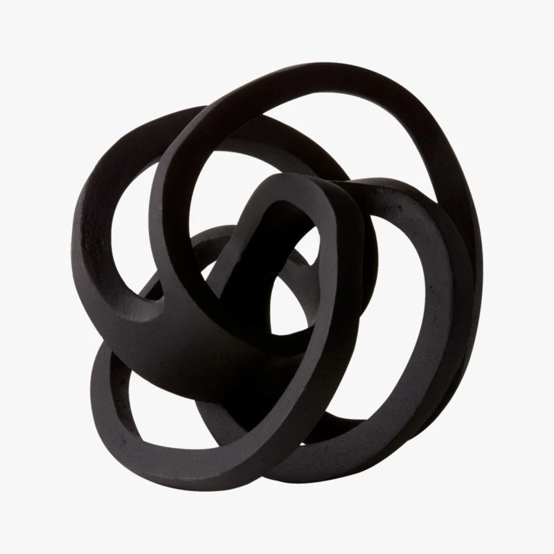 Infinity Black Knot Sculpture 13 Infinity Black Knot Sculpture - Image 11