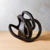 Infinity Black Knot Sculpture -Home Furnishing Shop InfinityKnotBlackSHF17