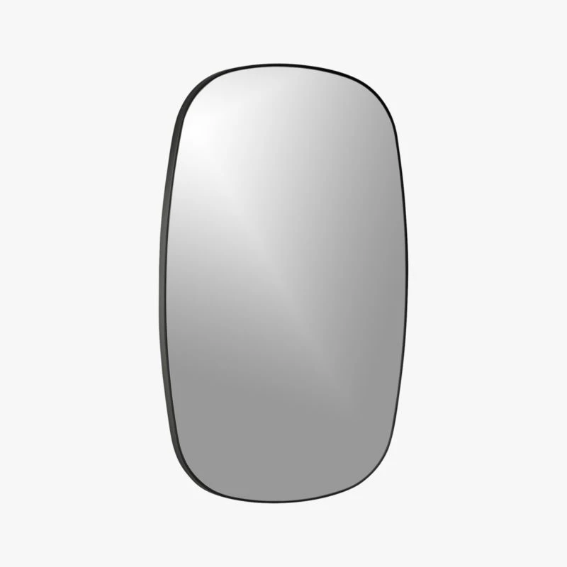 Infinity Black Oblong Wall Mirror 23"x37" 4 Infinity Black Oblong Wall Mirror 23"x37" - Image 2
