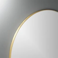 Infinity Brass Round Wall Mirror 36" -Home Furnishing Shop InfinityRndMirror36inBrassROS20