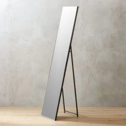 Infinity Standing Black Floor Length Mirror 16"x69"